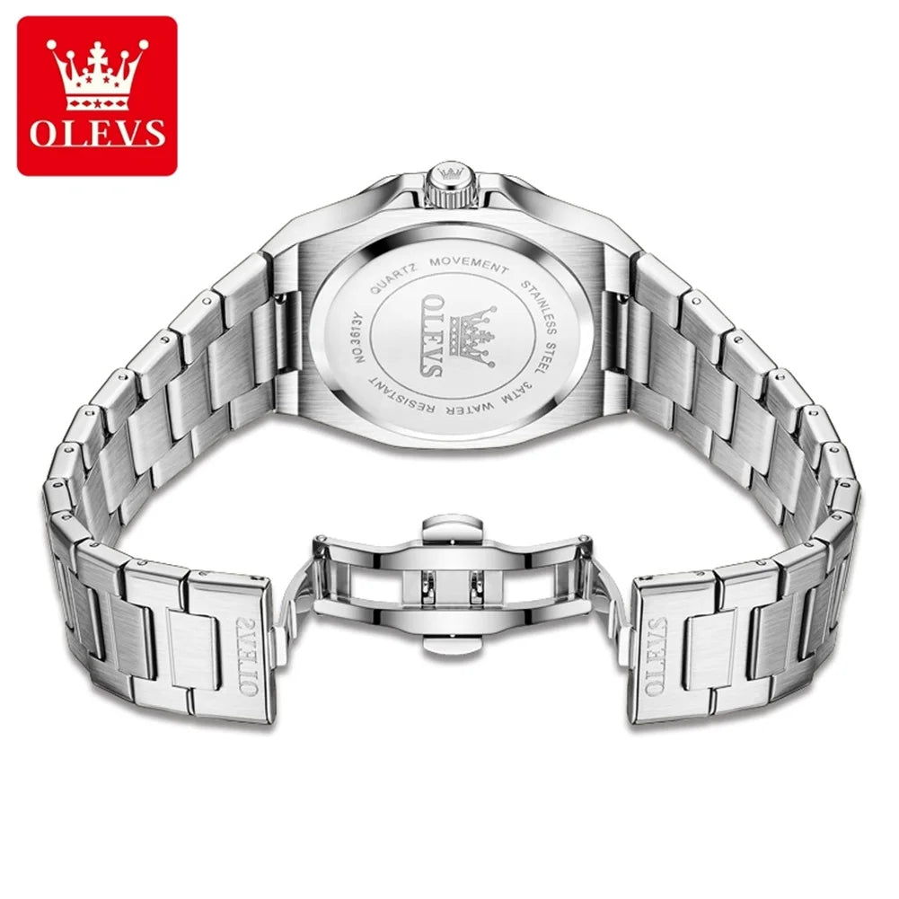 Luxury Stainless Steel Watch